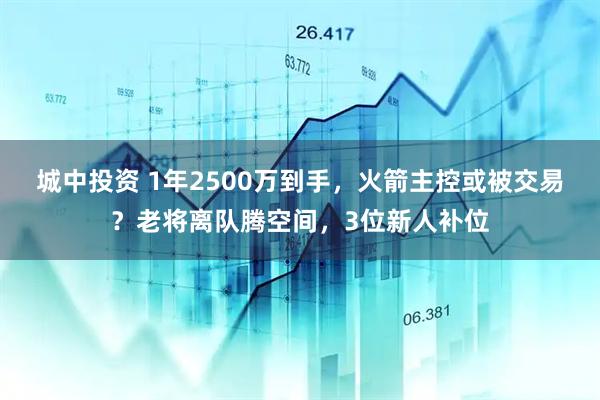 城中投资 1年2500万到手，火箭主控或被交易？老将离队腾空间，3位新人补位